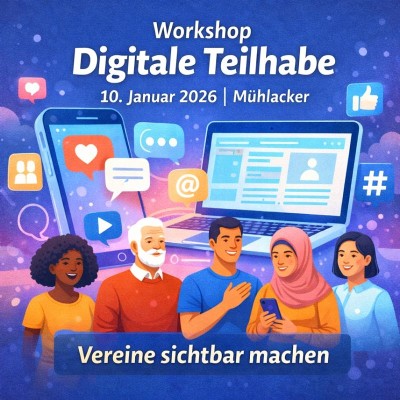Workshop stärkt digitale Teilhabe internationaler Vereine in Mühlacker